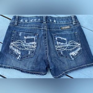 Cowgirl Tuff jean shorts